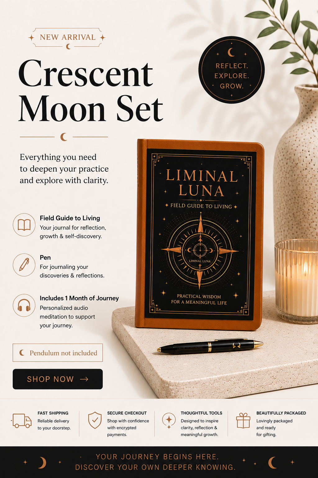 Crescent Moon Set