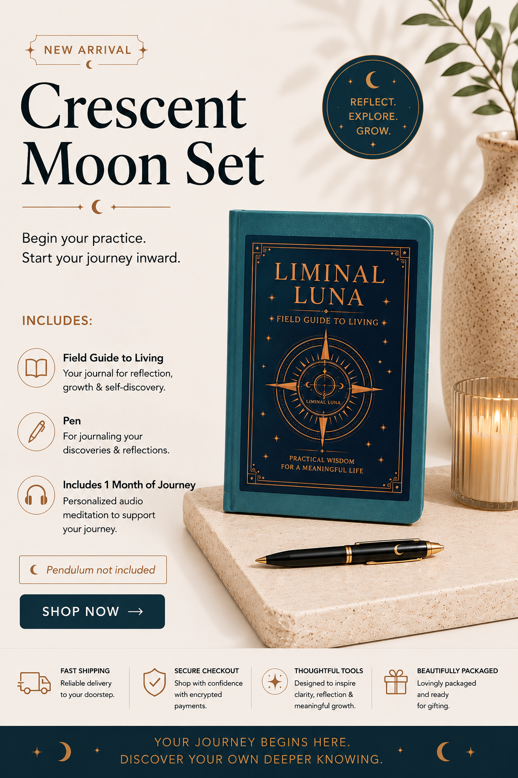 Crescent Moon Set