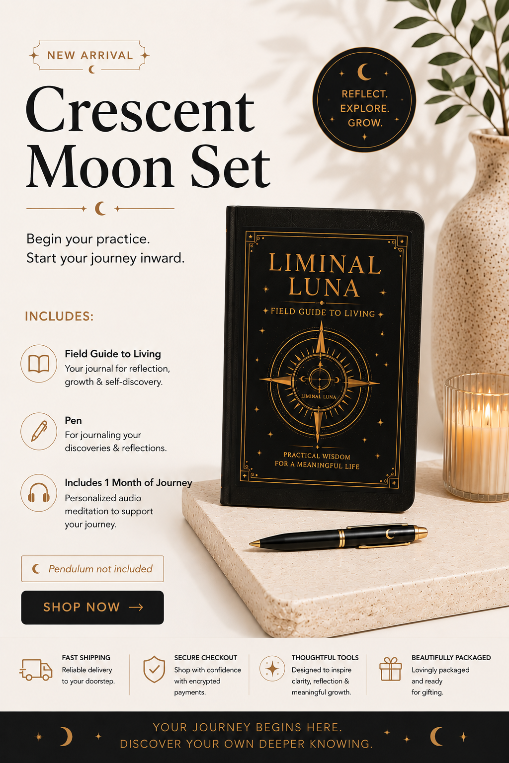 Crescent Moon Set
